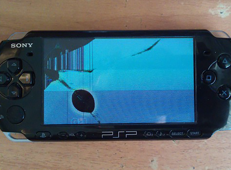 PSP сломан дисплей